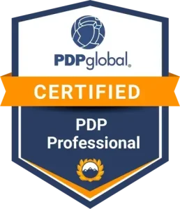 PDP Global Certified PDP Professional badge